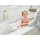 Sure Comfort Newborn to Toddler Baby Bath Tub, Infant Bath Tub, White