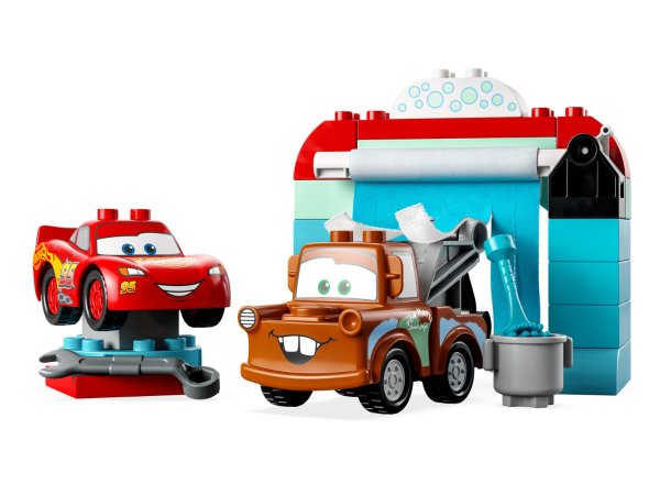 Lightning McQueen & Mater's Car Wash Fun 10996 | Disney™ | Buy online at the Official LEGO® Shop US