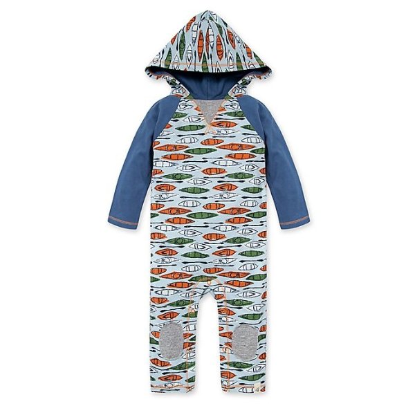 ® Without A Paddle Raglan Jumpsuit in Blue | buybuy BABY