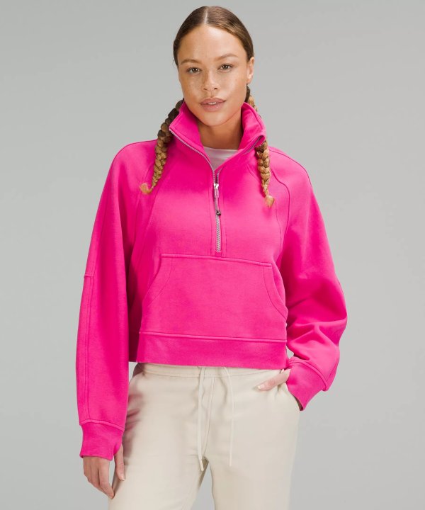 Scuba Oversized Funnel Neck Half Zip | Women's Hoodies & Sweatshirts | lululemon