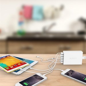 Multi Ports USB Charging Station Wall Charger (50W 5V/10A 6Ports)