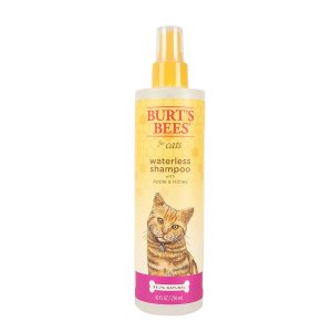 Burt's Bees for Cats All-Natural Waterless Shampoo with Apple and Honey | Best Waterless Shampoo Spray for Cats