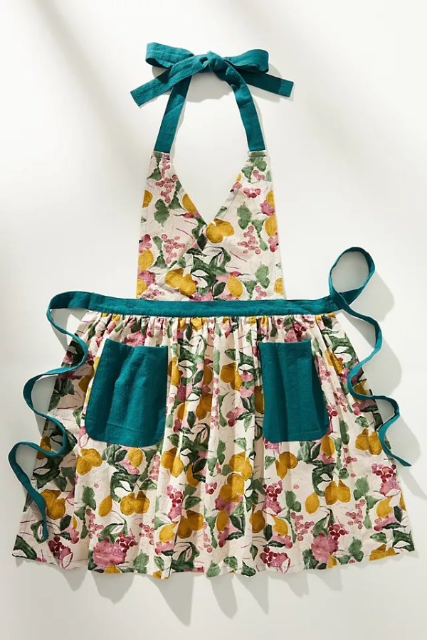 Holly and Pear Apron
