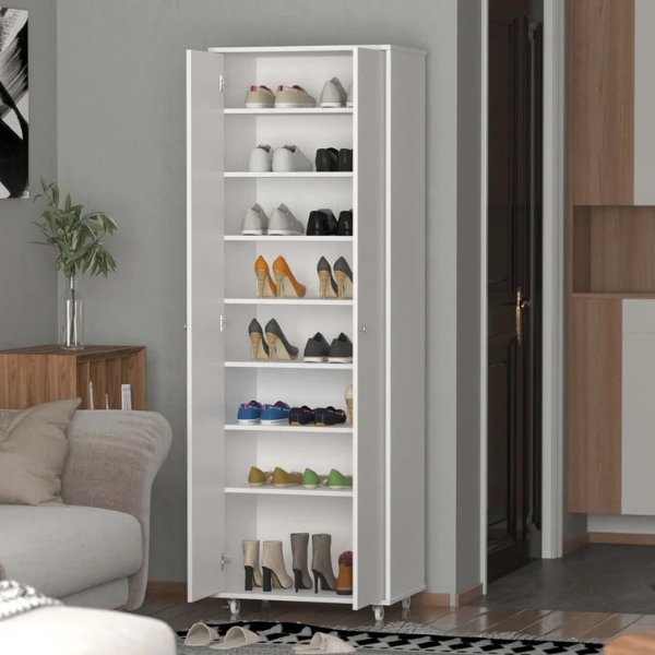 Storey 16 Pair Shoe Storage Cabinet