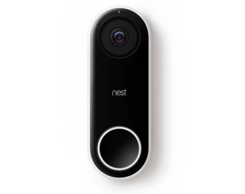 Good Guys Electronics: NEST HELLO SMART WIFI HD VIDEO DOORBELL WITH NIGHT VISION NC5100US - WHITE