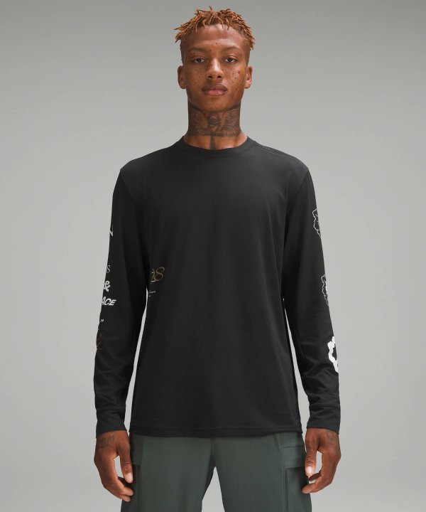 License to Train Relaxed-Fit Long-Sleeve Shirt Jordan Clarkson