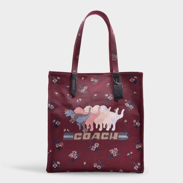 SHADOW REXY TOTE IN WINE CANVAS