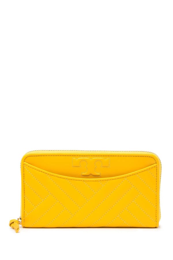 Alexa Quilted Leather Continental Wallet