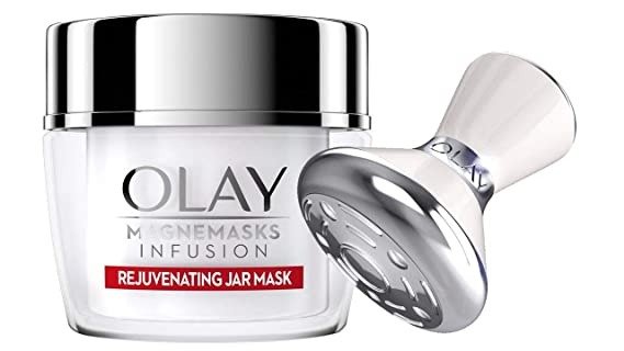 Face Mask by Olay Magnemasks Infusion - Korean Skin Care Inspired Deep Hydration, Rejuvenating Face Mask for Fine Lines & Sagging Skin - Starter Kit