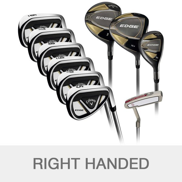 Edge 10-piece Golf Club Set, Right Handed - Regular Flex