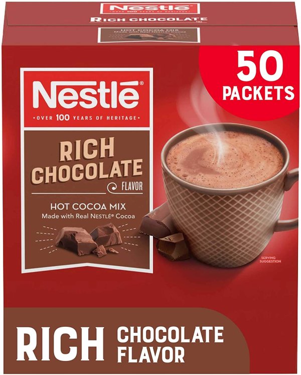 Nestle 热巧克力可可粉 50包 35.5 Oz