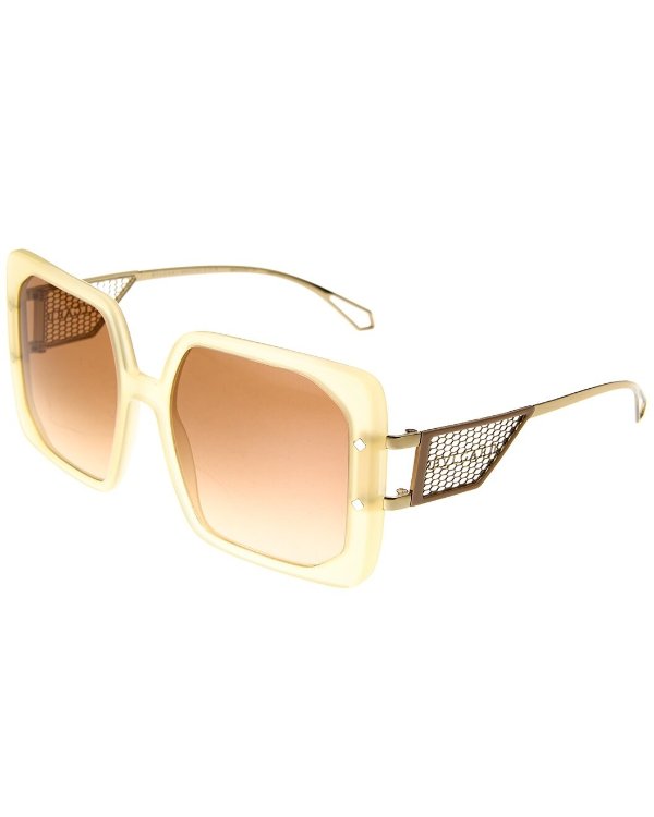 Women's BV8254 55mm Sunglasses / Gilt