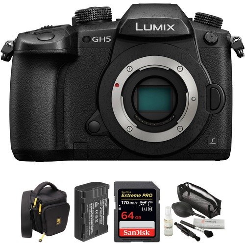Lumix DC-GH5 + 32GB SD + Battery + Bag