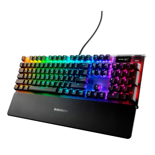 SteelSeries - Apex Pro Wired Gaming Mechanical OmniPoint Adjustable Actuation Switch Keyboard