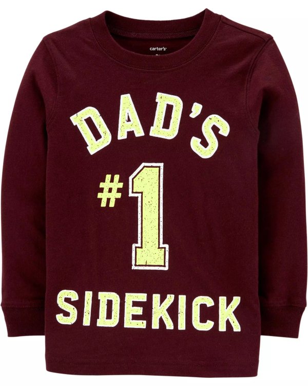 Dad's #1 Sidekick Jersey Tee