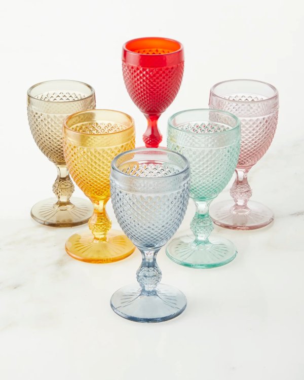 Assorted Cordial Glasses, Set of 6