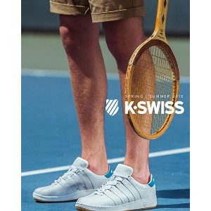 欧式贵族风范！6PM.com 精选K-Swiss 男士运动鞋