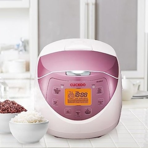 CUCKOO CRP-HS0657FW, 6-Cup (Uncooked) Induction Heating Pressure Rice  Cooker, 11 Menu Options, Stainless Steel Inner Pot, Made in Korea