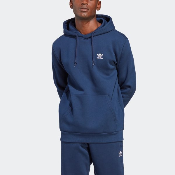 men's trefoil essentials hoodie