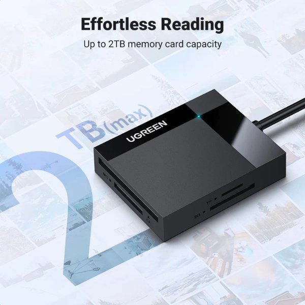 USB 3.0 5Gbps SD/TF/CF/MS 读卡器