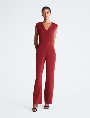 Sleeveless Wrap Jumpsuit | Calvin Klein