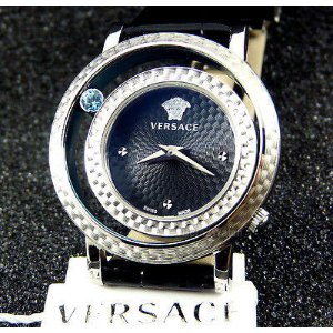 Versace Women's Venus Stainless Steel and Topaz Watch