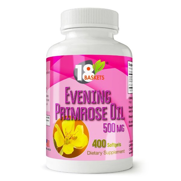 18 Baskets® 500 mg Evening Primrose Oil 400 Softgels