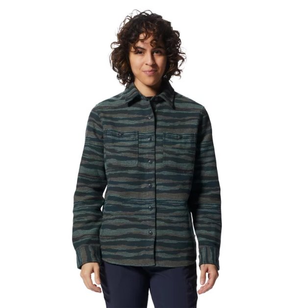 Women's Granite Peak™ Long Sleeve Flannel Shirt | Mountain Hardwear