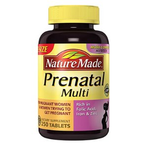 Nature Made Prenatal Multi Vitamin Value Size, Tablets, 250-Count