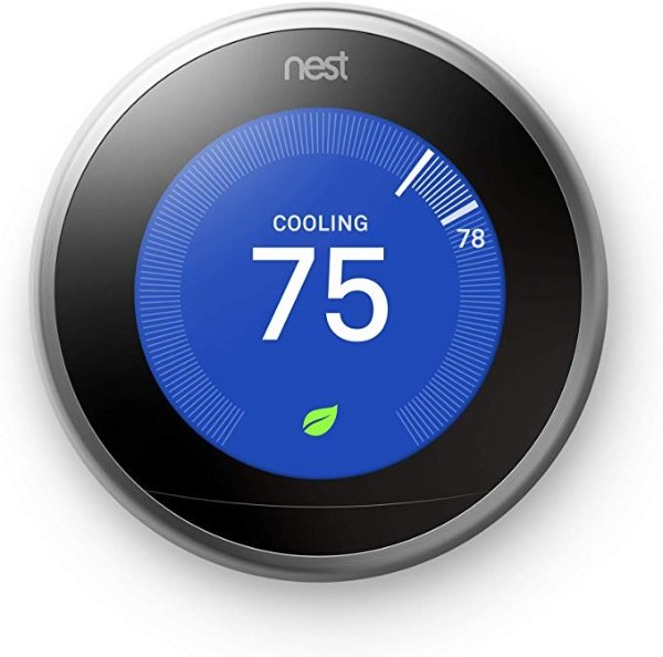 Learning Thermostat, 3rd Gen, Works With Alexa