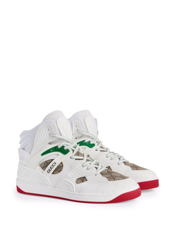 Basket white high-top sneakers