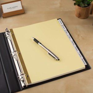 Avery 8-Tab Binder Dividers, Insertable Clear Big Tabs