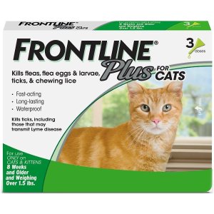 Frontline 猫咪体外驱虫药 3剂