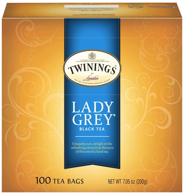 Lady Grey Black Tea Bags, 100 Count (Pack of 1)