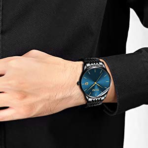 BesWlz Men's Ultra Thin Watches