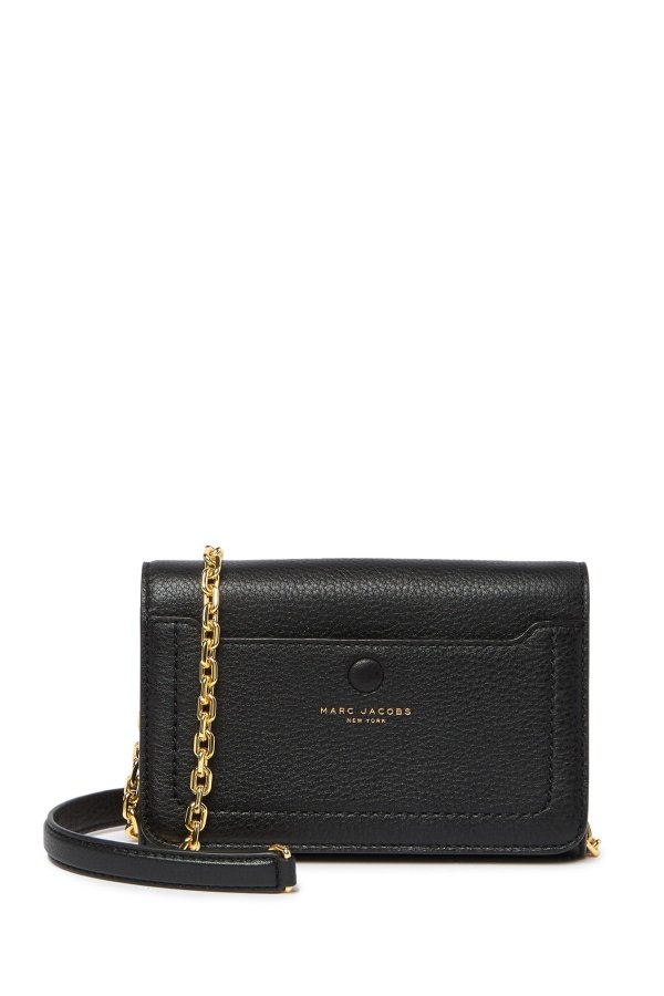 Empire City Leather Wallet Crossbody Bag
