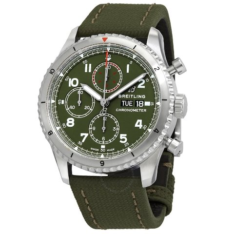 BreitlingAviator 8 机械男表 绿色
