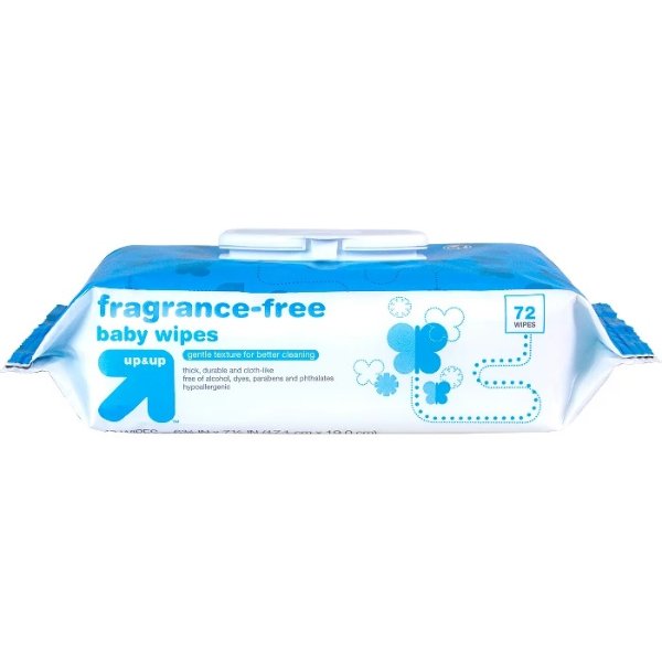 Fragrance Free Baby Wipes - 72ct - Up&Up™