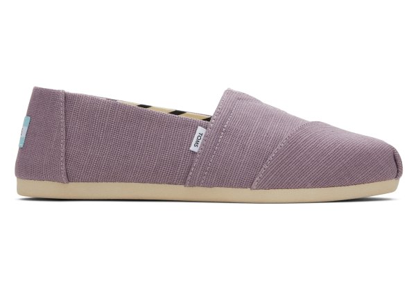 Women's Purple Alpargata Heritage Canvas Espadrille Slip On Shoe | TOMS