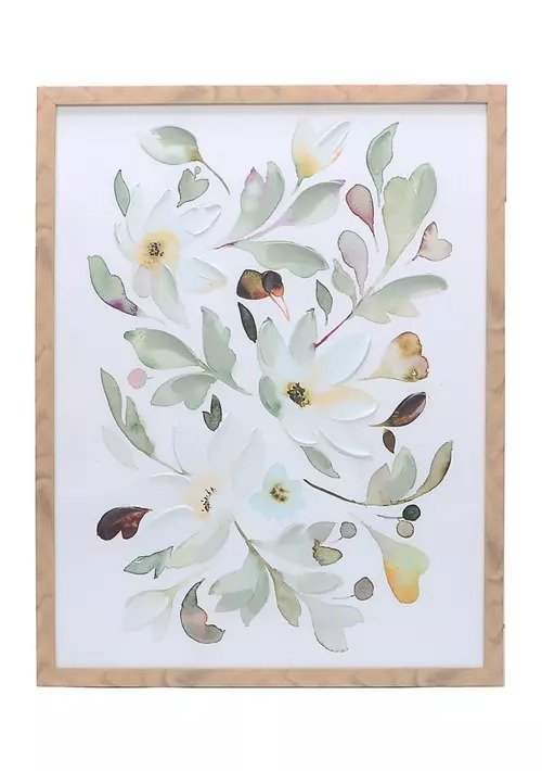 Muted Floral Canvas Wall Art