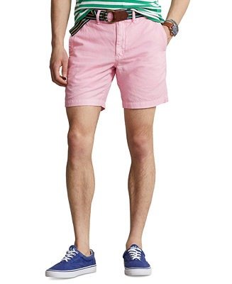 Men's 8-Inch Straight Fit Linen-Cotton Shorts