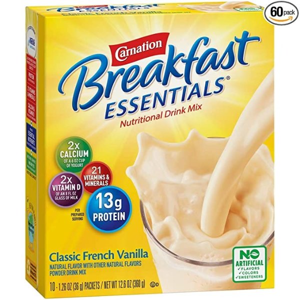 香草味早餐营养奶粉 60包