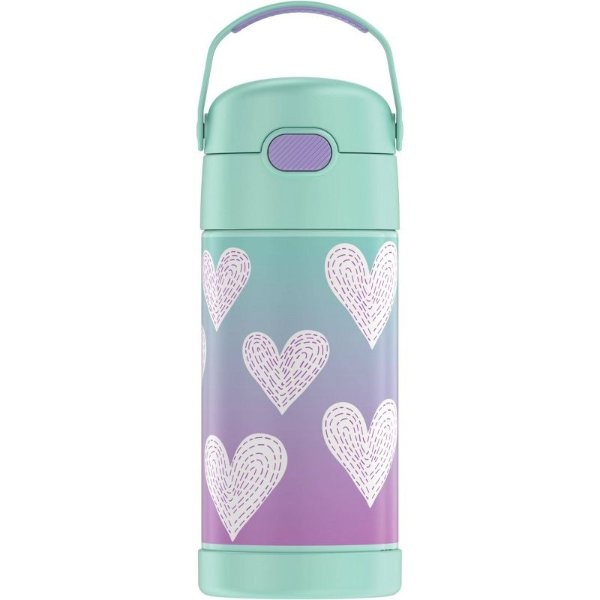 Thermos FUNtainer Vacuum Insulated Stainless Steel Straw Water Bottle, 12oz  - Space Unicorn