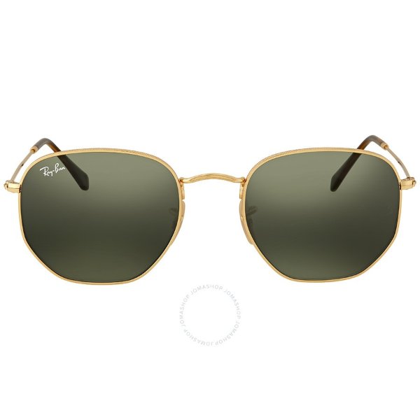 Hexagonal Green Classic G-15 Sunglasses