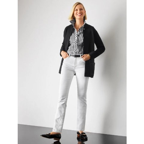 Notch Collar Sweater Jacket