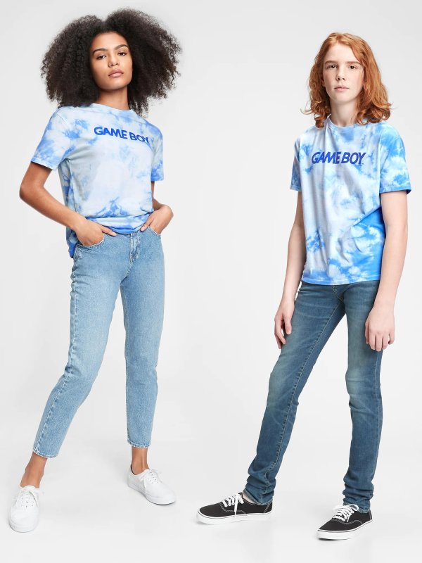 Teen | Game Boy Recycled Oversized Graphic T-Shirt