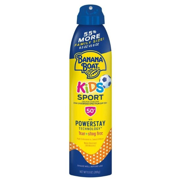 Kids Sport Sunscreen Spray - SPF 50+ - 9.5oz