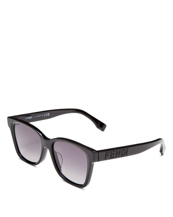 Polarized Square Sunglasses, 54mm