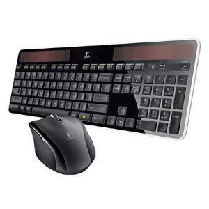 Logitech Wireless Solar Keyboard K750 + Logitech M705 Wireless Laser Marathon Mouse