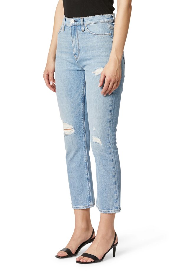 Holly High Waist Crop Bootcut Jeans